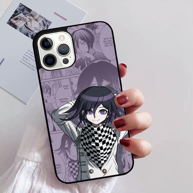 Kokichi Ouma Phone Case for iPhone 11 12 13 14 Pro Max Mini XR XS SE 2020 6 7 8 Plus Samsung S21 S22 Coque Fundas