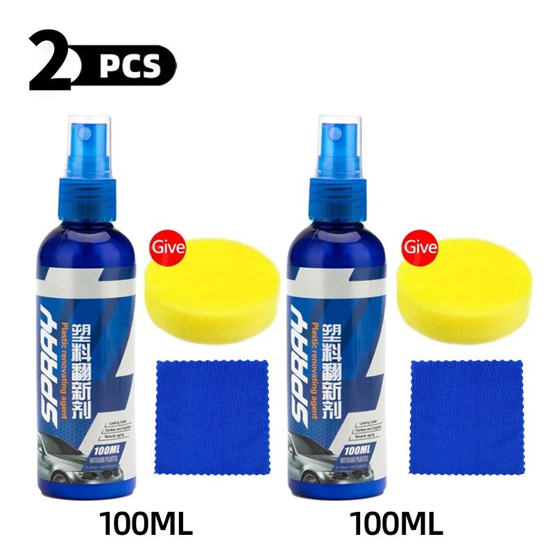 Auto-Kunststoff-Restaurator, zurück zu schwarzem Glanz, Kunststoff-Leder-Restaurierung, Auto-Reinigungsprodukte, Autopolitur und Reparatur, Beschichtungs-Renovierer