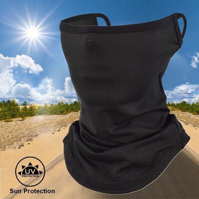 Breathable Scarf Half Face Mask Summer Quick-drying Neck Gaiter Cover Hanging Ear Sun Protection Bandana Neckerchief Headwear