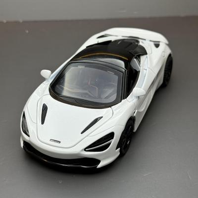 Alloy Die-cast 1:32 McLaren 720S Convertible Sports Car, Bring Back Children's Toy Cars, Desktop Ornaments, Boys' Gifts