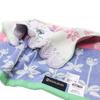 Marushin Hand Towel MOOMIN 34 x 36cm Blooming Maze Applique Embroidery Untwisted Yarn 1405015300