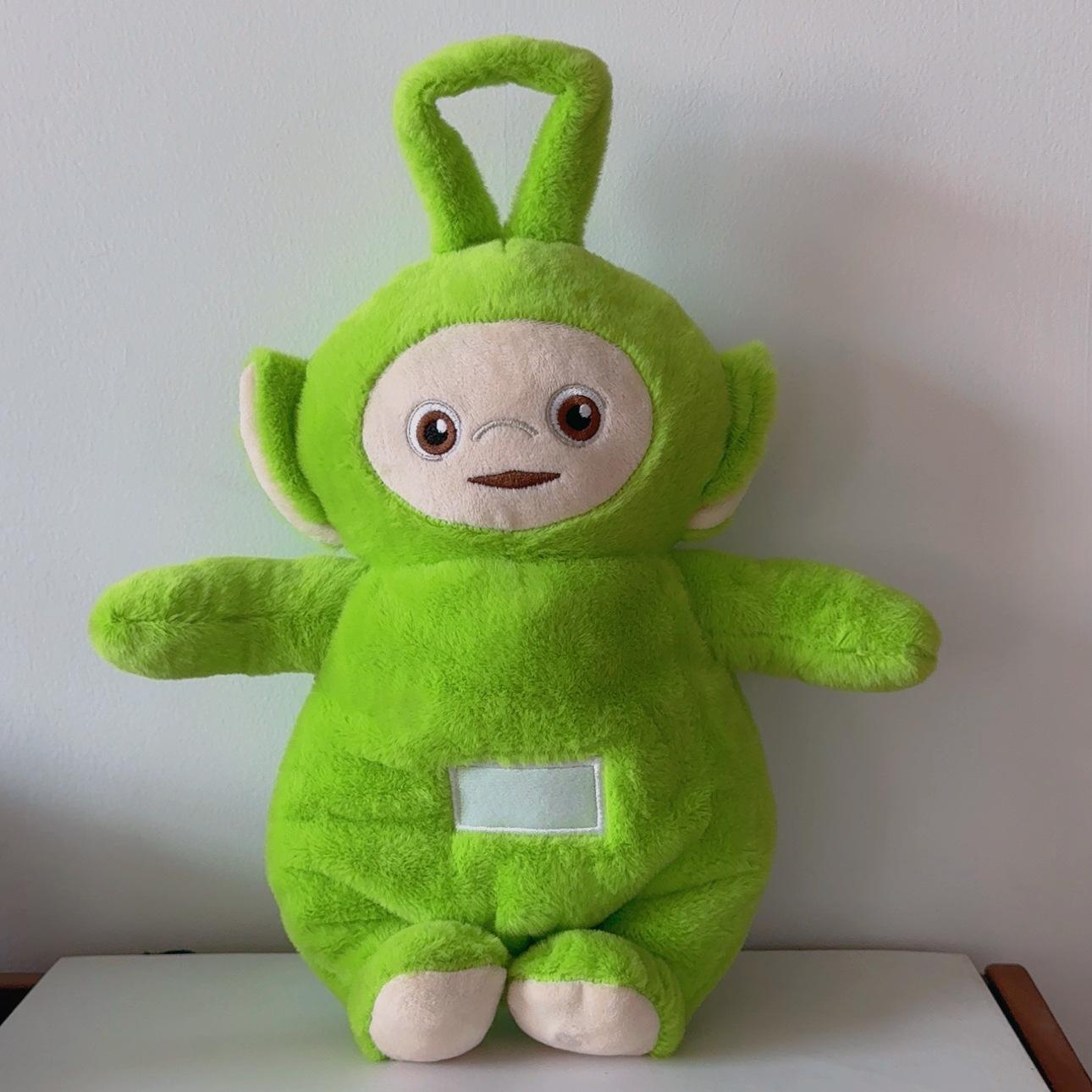 

Plush Relief Anxiety Toys Cute Teletubbies Breathing Musical Soothing Toy Sleep зелений