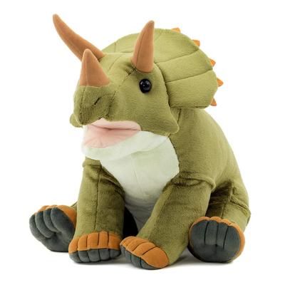 Calorata Triceratops Velká plyšová hračka (Sedící série) Dárek Hračka Dinosaurus (Dvakrát testováno  47cm D x 32cm Š x 34cm V)