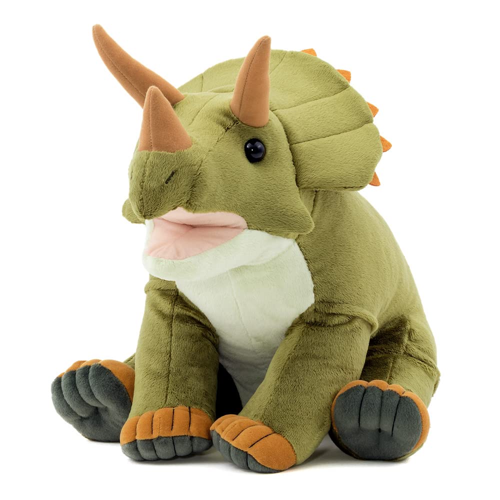 

Calorata Triceratops Large Plush Toy (Sitting Series) Dinosaur Toy Gift (Twice Tested 47cm L x 32cm W x 34cm H)