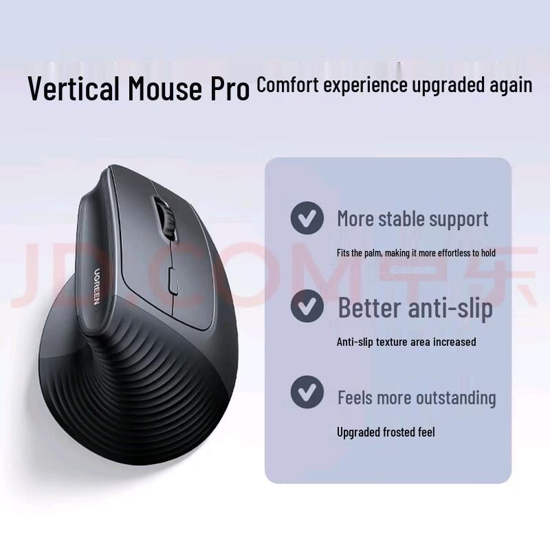 

UGREEN Ergonomic Wireless Bluetooth Vertical Mouse