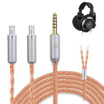 Okcsc ZT16 Headphone Cable HD800 Replacement Cable for 16 Cores Pure Copper For SENNHEISER Compatible with D1000 Length Earphones/Headphones HD800S,