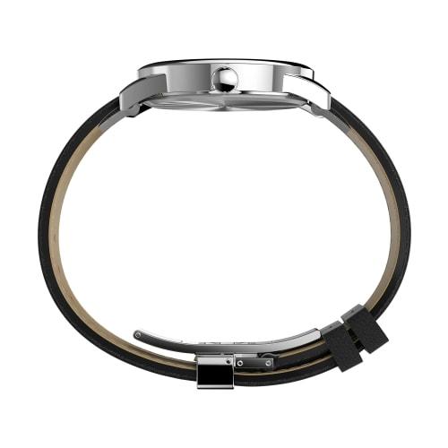 Timex Men's EasyReader Watch, 38mm, Black/Silver Tone/White, 38mm, Classic