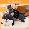Cute Husky Stuffed Animal Cozy Pp Cotton Sleeping Pillow Ideal For Birthdays
