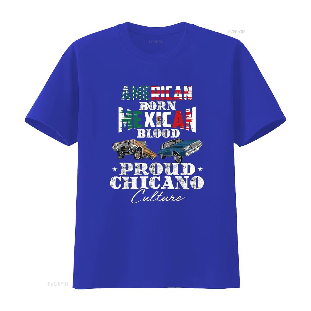 Lowrider Chicano Low Mexican American Latina Rider Cholo T Shirt vintage Washed Comfortable Top For Everyday Wear fashion