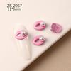 Romantic Red Lips Rhinestone Lipstick 3D Nail Art Decorations