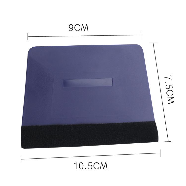 Trapezförmiges Folienschaberwerkzeug für nahtlosen Farbwechsel