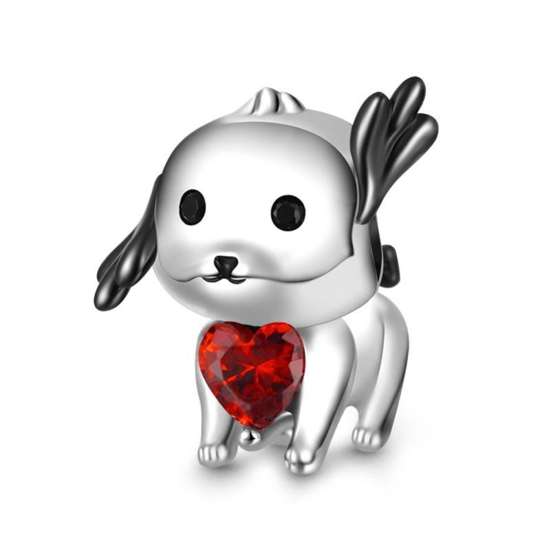 New Copper Cute Pet Series Lucky Cat Snail Penguin Monkey Charm Beads Fit For Original Hand Chain Diy Exquisite Jewelry Acce