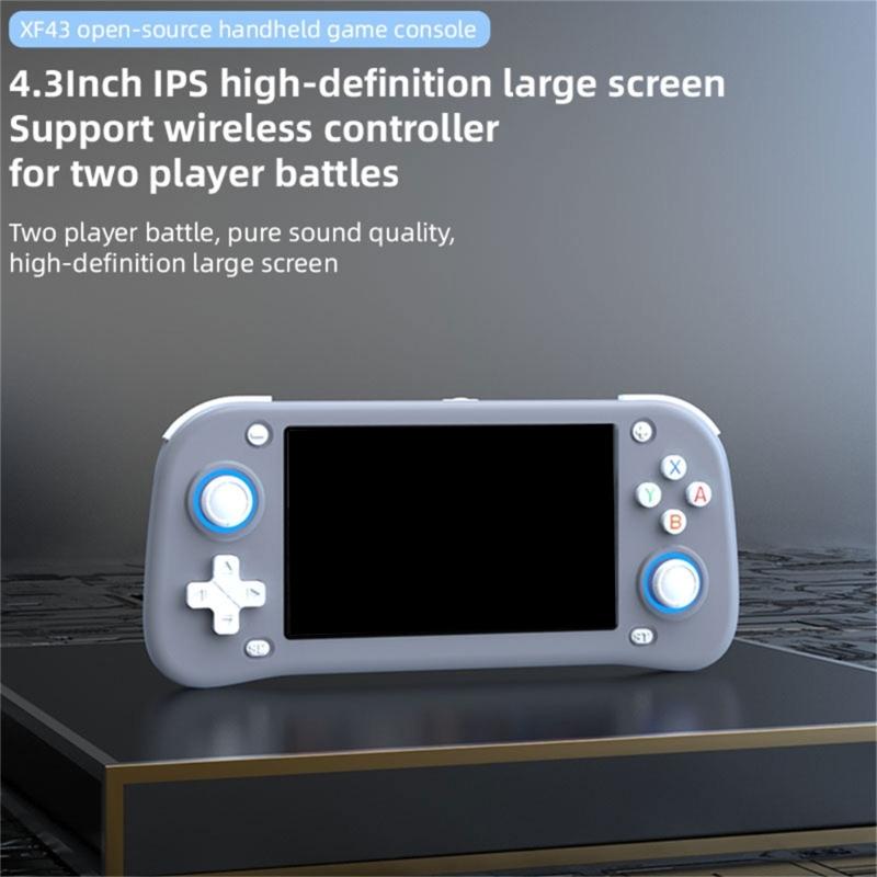 4.3inch Screen Portable Handheld Game Console with Expandable 64G/128G Memory Built In Classical Game Long Battery