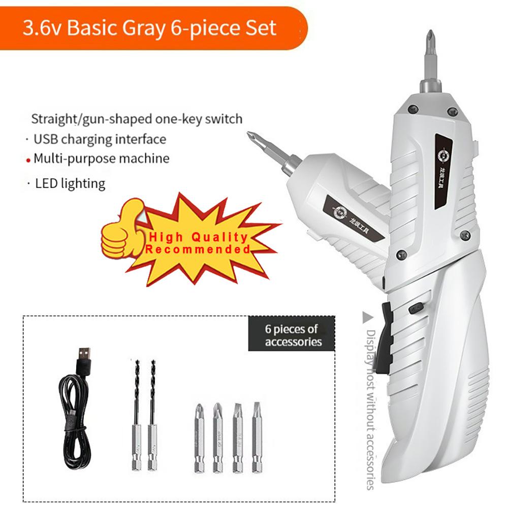 Șurubelniță electrică de uz casnic Mașină de găurit cu impact fără fir reîncărcabilă Mini găurit electric fără fir Set de șurubelnițe Loturi electrice