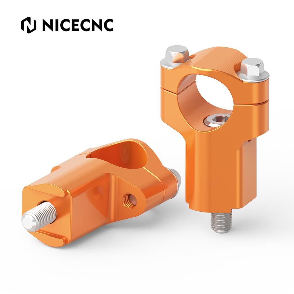 NICECNC For KTM EXC 300 2016-2023 52mm Handlebar Riser Bar Clamp Mount EXC-F 350 SX 125 SXF 450 For Husqvarna TE300 GasGas EC300