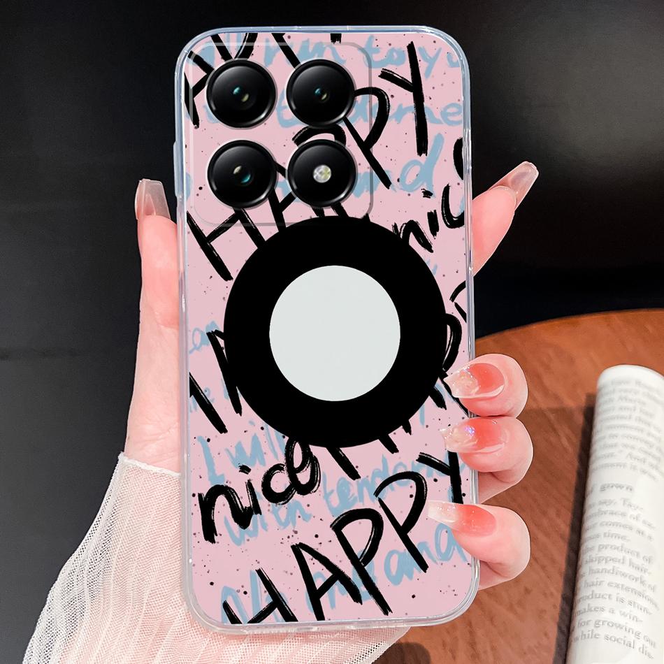 For Xiaomi 15T 14T Pro Phone Case Lovely Fish Patterns Soft TPU Clear Silicone Bumper For Xiaomi 15TPro 14 T Lightweight Funda