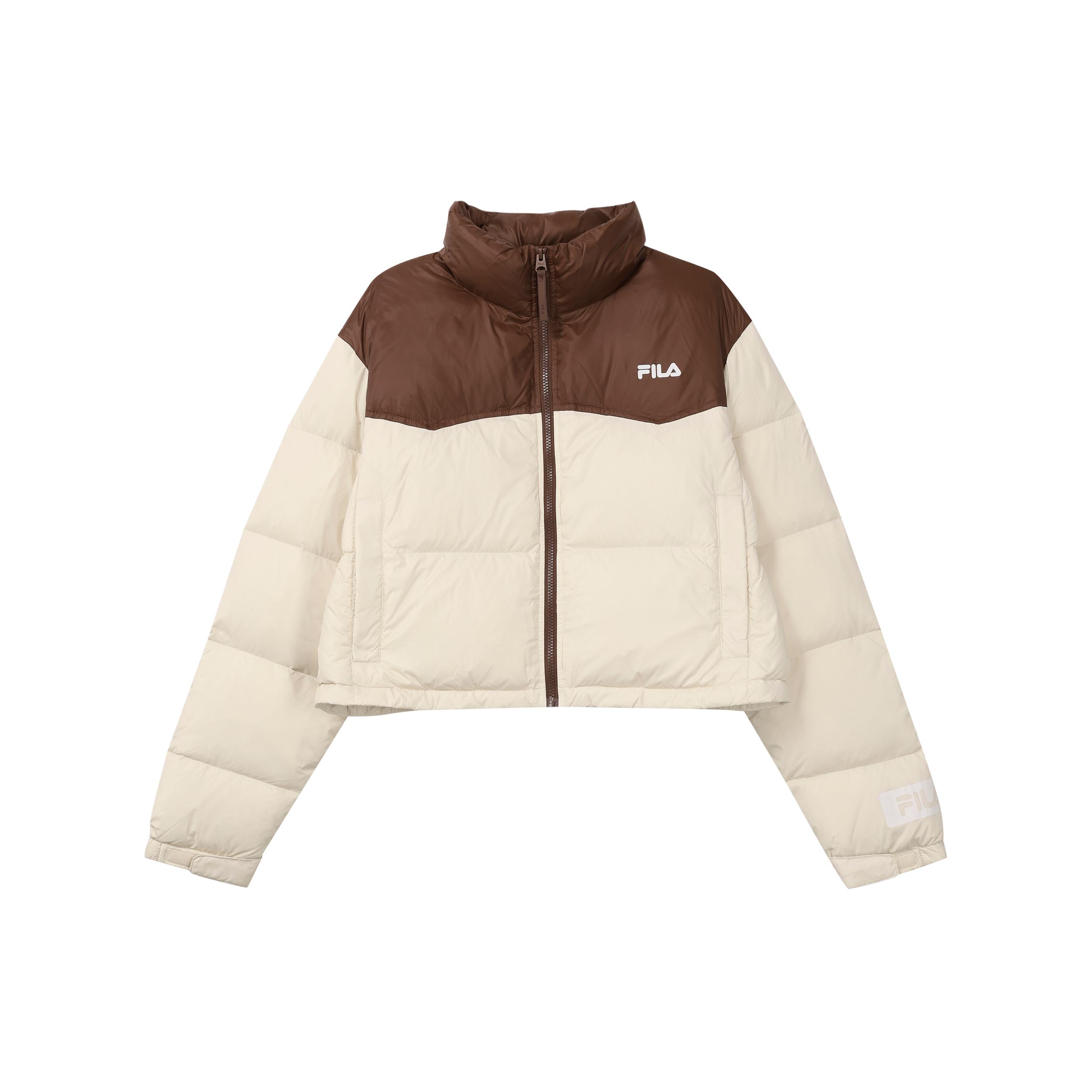 

Новый пуховик FILA женский, цвет бежевый, из пшеничной соломы, F51W349901F-BG XXL