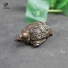 Retro Copper Chinese divination Turtle Statue Desk Ornament Vintage Tortoise Miniatures Figurines Home Decoration Accessories