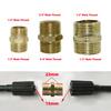 1/5Pcs Equal Double Male Straight Connector 1/2''3/4''1'' External Thread Car Washing Machine High-Pressure Pipe Extension Joint