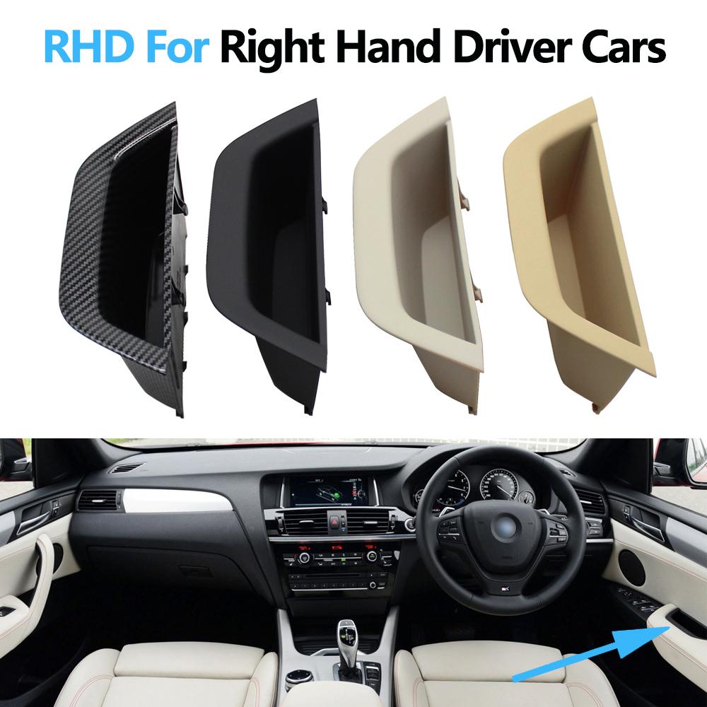 LHD RHD Left Right Driver Door Plastic Pull Handle Armrest Panel Cover Trim For BMW X3 X4 F25 F26