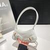Niche Handbag Bag New Fashion Retro Spice Girl Armpit Bag Locomotive Bag Single Shoulder Women's Versatile Baguette Bag
