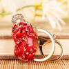 Lucky Pixiu Gold Beast Keychain: Chinese Painted Oil Pendant Gift