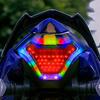 Motorcycle LED Tail Light Rear Brake Lamp Integrated Turn Signal RGB Light for Yamaha MT-07/25 R3 R25 Y15 V1 V2 LED Taillight