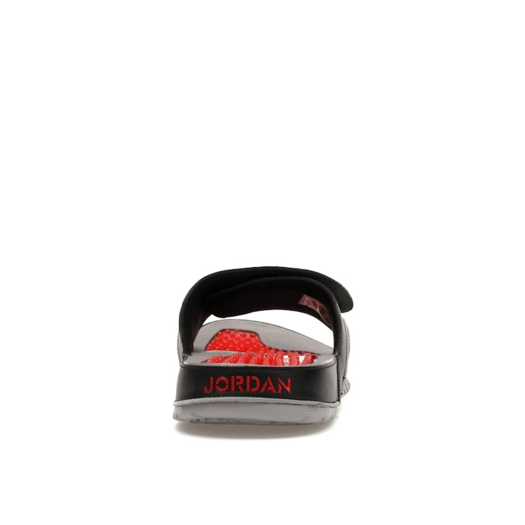 Air Jordan Jordan Hydro 4 Retro Slide Black Cement Men Sneakers Cement-Grey Fire-Red 532225-060