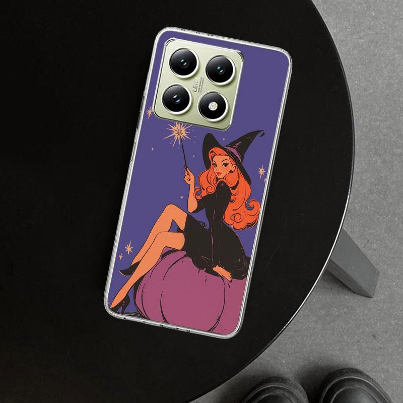 

Sexy Halloween Beauty Girls Phone Case Cover for Xiaomi Redmi Note 15 14 13 12 11 Pro Plus 14S 12S 11S 11T 11E 10S 10 Customized Note 14 Pro Plus