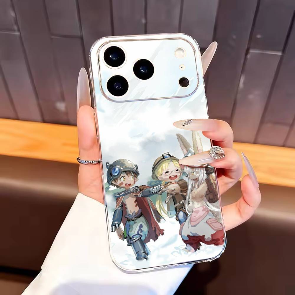 

M-Made in Abyss Phone Case For iPhone17,16,15,14,13,12,11 Plus,Pro Max Soft Transparent Cover iPhone15plus