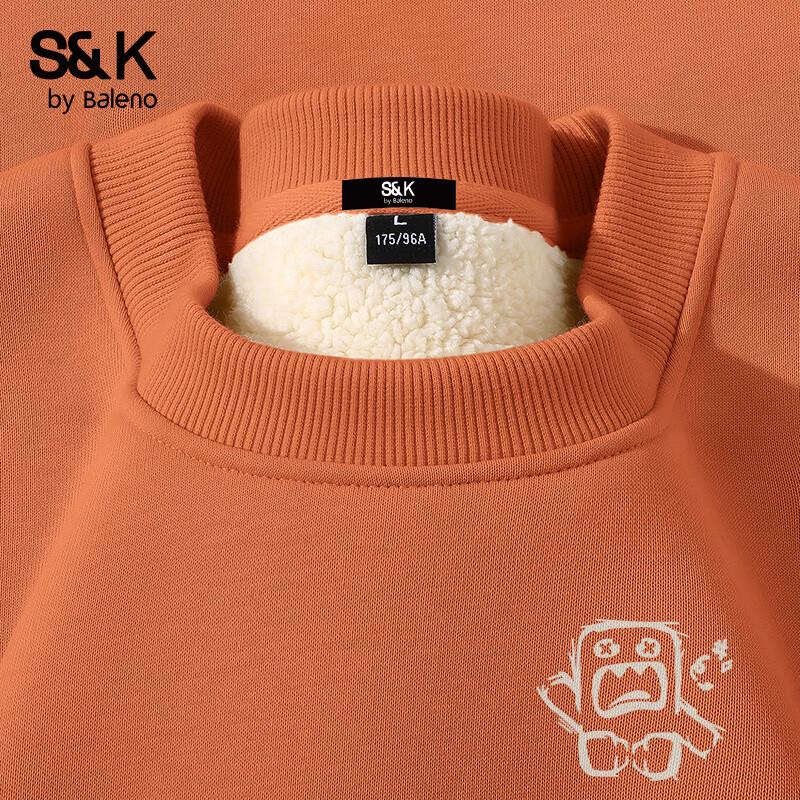 Baleno Men s S&K Lamb Fleece Round Neck Sweatshirt XL