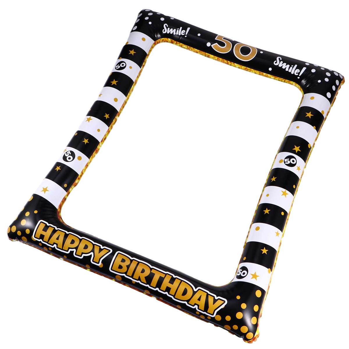 

Birthday Party Supplies 18 Balloons Inflatable Photo Frame Prop Christmas 18th Personalised Photo Frame Photography accessories