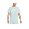 Nike Comfortable Fashionable Simple Versatile Short Sleeve T-Shirt Men Tops Light-Blue AR5005-474