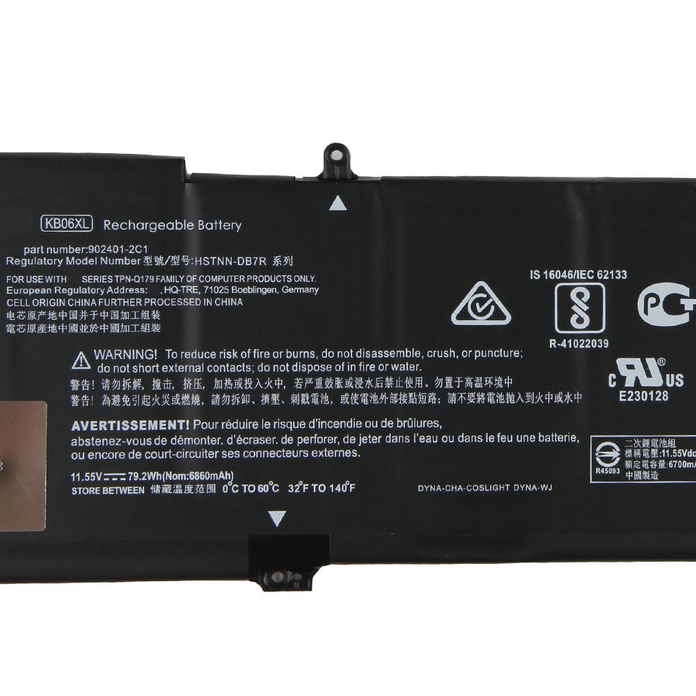 Replacement Battery KB06XL For HP X360 15-BL002XX Series HP Z6K96EA Z6K97EA Z6K99EA Z6L00EA Z6L01EA Z6L02EA Series