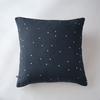 Taie d&amp;#39oreiller Gaze Coton 60 x 60 cm Gaia Chics Bleu minuit