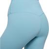 Nike Zenvy Serie Air Semplici Monocolore Comodi Asciugatura Rapida Vita Alta Pantaloni Sportivi Donna Pantaloni Blu-Verde Denim DQ6016-464