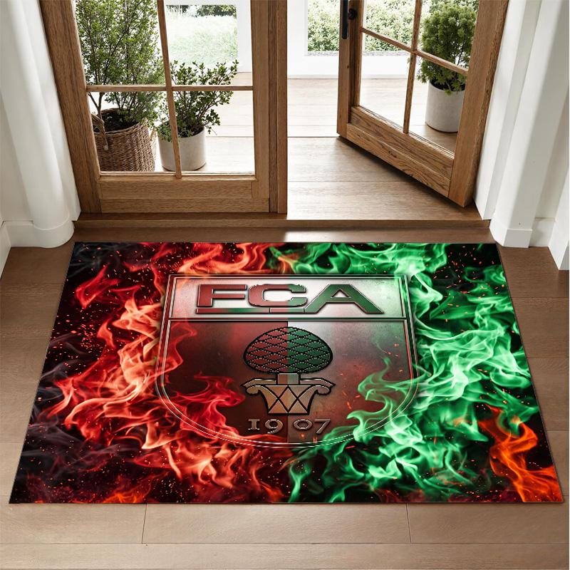 FC Augsburg FC Design Crystal Velvet Rug Soft Decorative Mat for Bedroom Entrance
