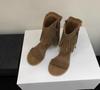 Inner Heightening Leather Roman Rivets Fringed Cool Boots Women'S Wedge Heel Open-Toed Bohemian Sandals