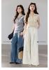 Ma Liang Sensation Series Linen Short-sleeved Knitted Sweater with Polo Collar