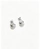Titanium Steel Water Drop Stud Earrings: Geometric Design for Women