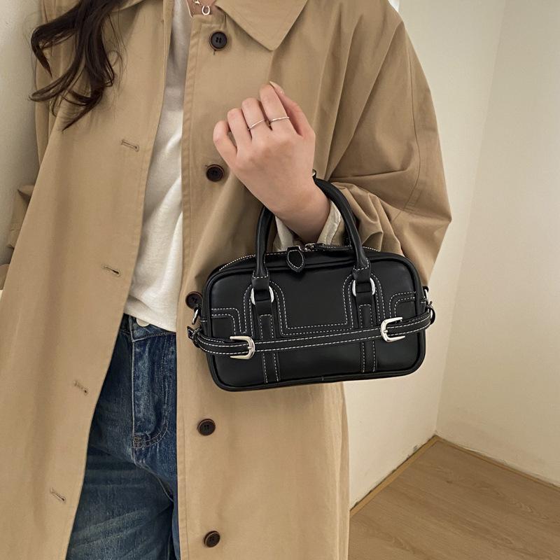 Cross2026 Retro Crossbody Women s Handbag - Simple Spring/Summer Shoulder & Bowling Bag Standard
