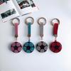 Multicolor Rhinestone Football Charm Keyring: Stylish and Versatile Bag Pendant