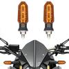 Motocyklové směrové světla blikače LED šipka indikátor blikající lampa směrové příslušenství pro Kawasaki Honda Suzuki Yamaha
