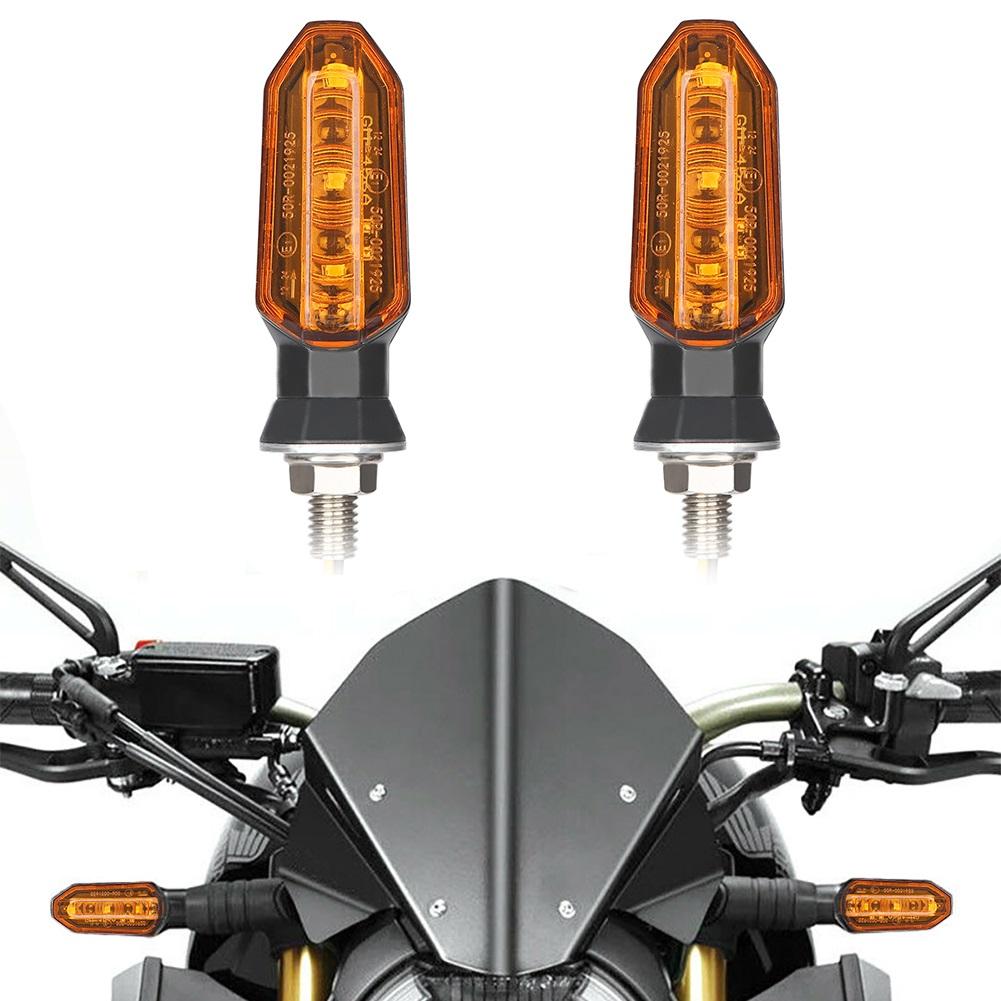 Motocyklové směrové světla blikače LED šipka indikátor blikající lampa směrové příslušenství pro Kawasaki Honda Suzuki Yamaha