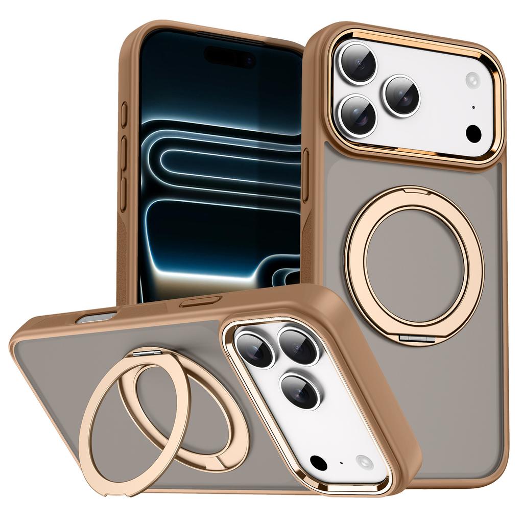 Applicable to iPhone17ProMax escape armor 360 bracket magnetic mobile phone case Apple 16Pro anti-drop 15 protective case