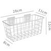 Punch-Free Metal Sundries Storage Baskets Iron Kitchen Seasoning Storage Racks Home Bathroom Toiletries Organize Storage Baskets