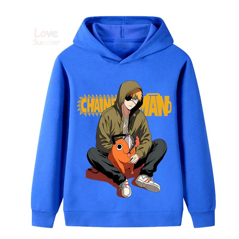 Japanese Anime Children Boys Girls Retro Hoodie Cartoon Jacket Kids Manga Coat Anime