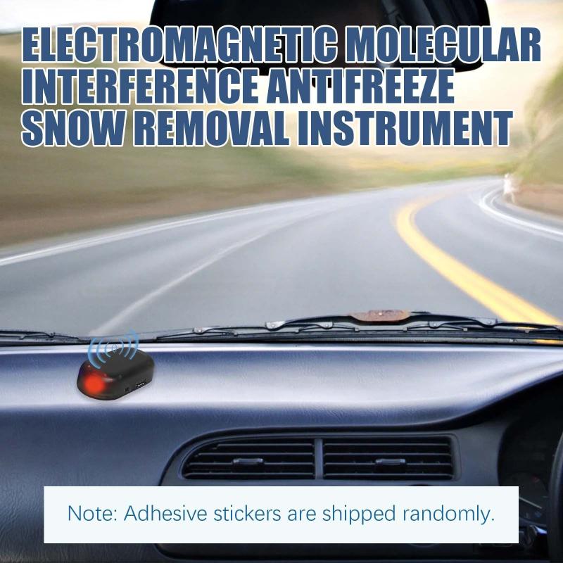 Winter Car Solar Electromagnetic Molecular Interference Antifreeze Device Frontrear Windshield Snow Removal Instrument Defroster