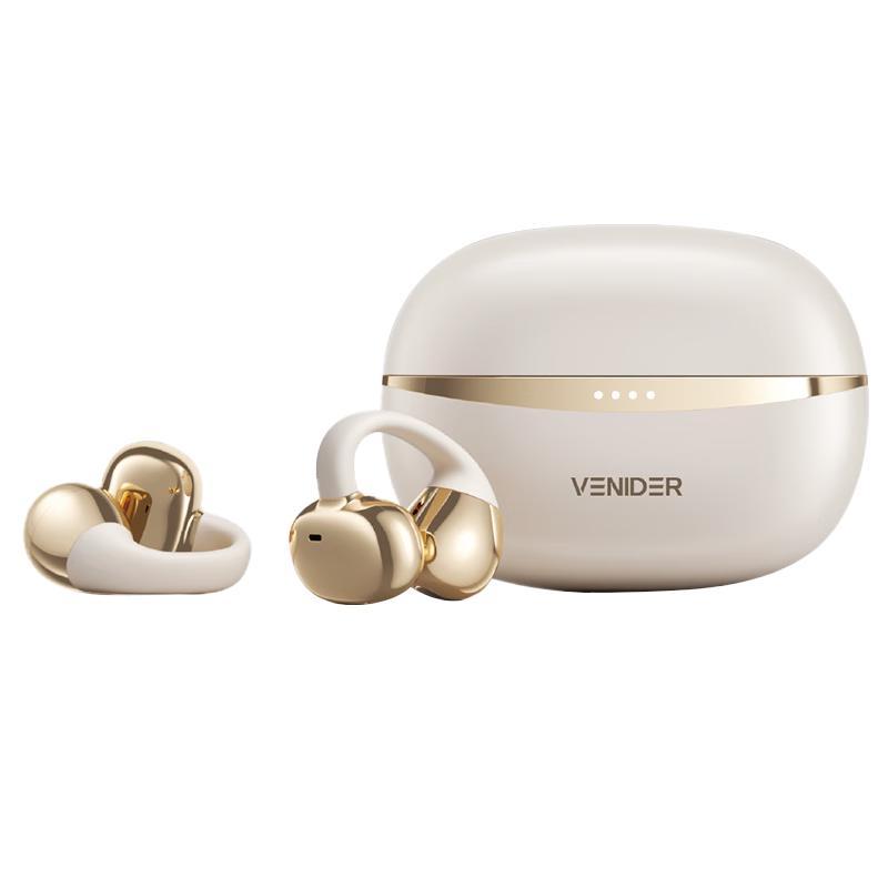 

Velide S33 Ultra-Comfort Open-Ear Clip Bluetooth Headphones Free Music Membership Month Card