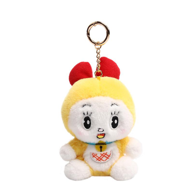 Doraemon Plush Keychain Bag Charm Super Soft Pp Cotton Stuffed Toy Gift For Anime Fans Kids
